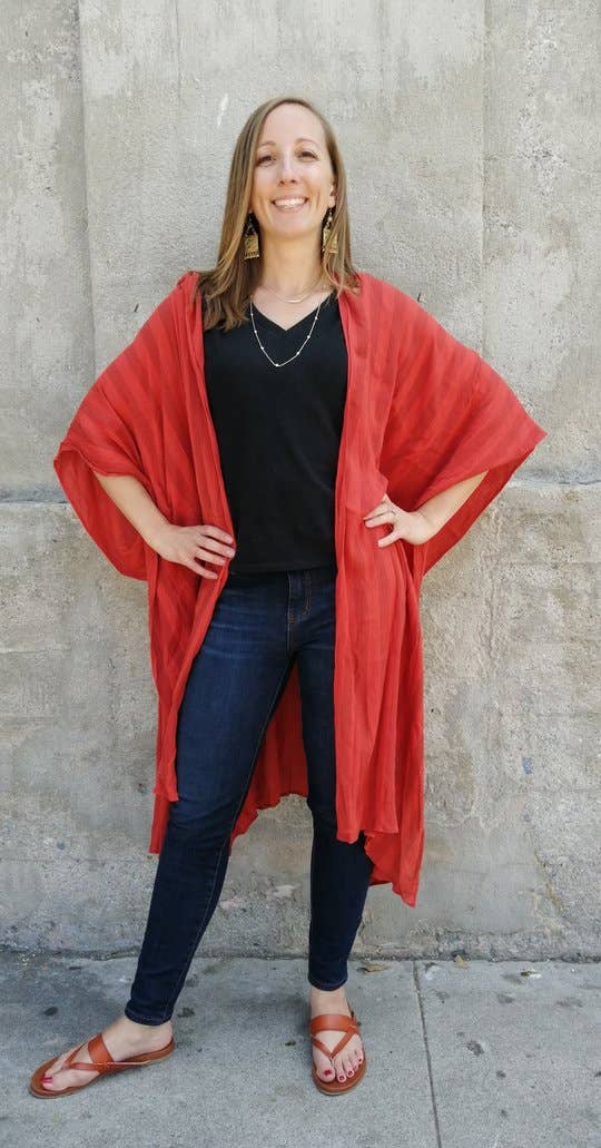 Sewing New Futures, Inc - Wholesale Kimono - Women's - Free Size Kimono Shrug1