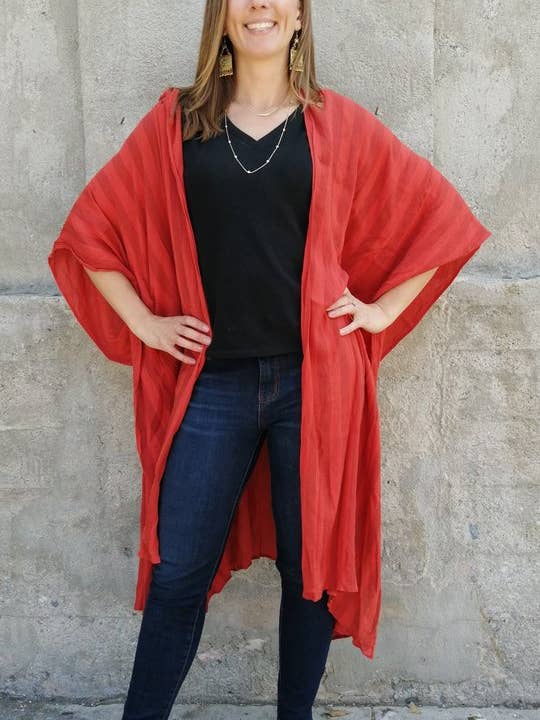 Sewing New Futures, Inc - Wholesale Kimono - Women's - Free Size Kimono Shrug1