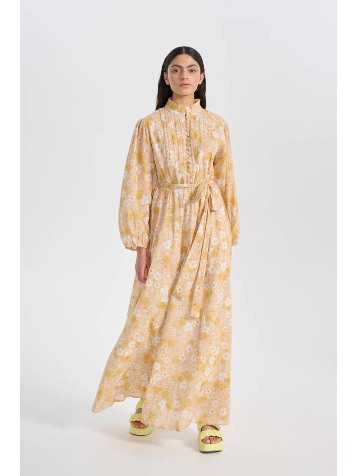 Oli and Kubo - Wholesale Dress – Women's - IZA MAXI SHIRT DRESS - DITSY FLORAL2