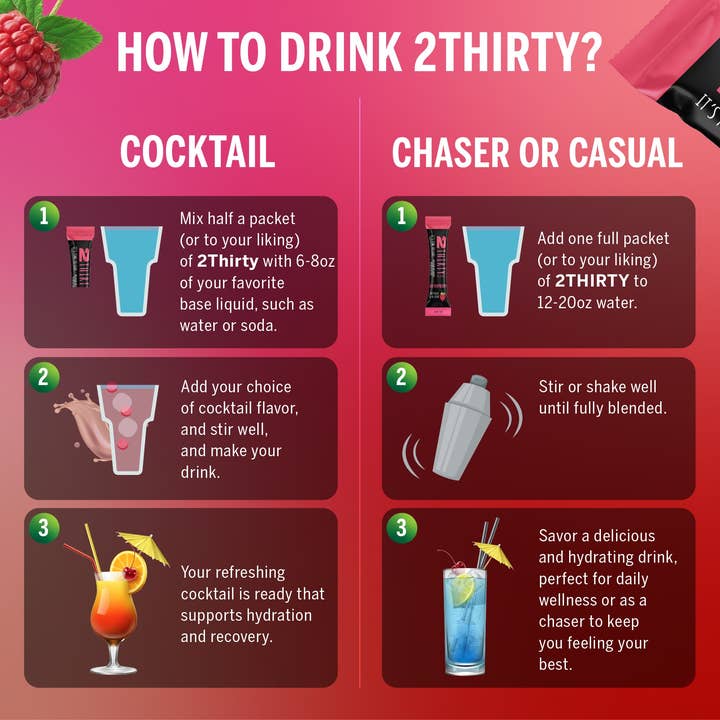 2THIRTY - Vendita all'ingrosso Bevanda salutare in polvere - MISCELA DI IDRATAZIONE E PRECOVERY2