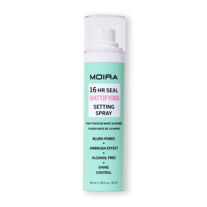 Spray Fixateur Matifiant 16HR Seal pour la vente par Moira Cosmetics