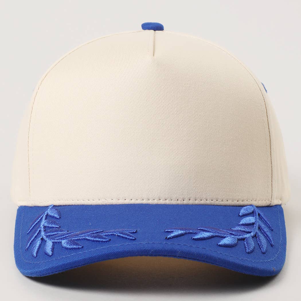 Fashion City - Wholesale Trucker Hat - Unisex - Plain Two Tone Canvas Cotton Bay Leaf Trucker Hat3