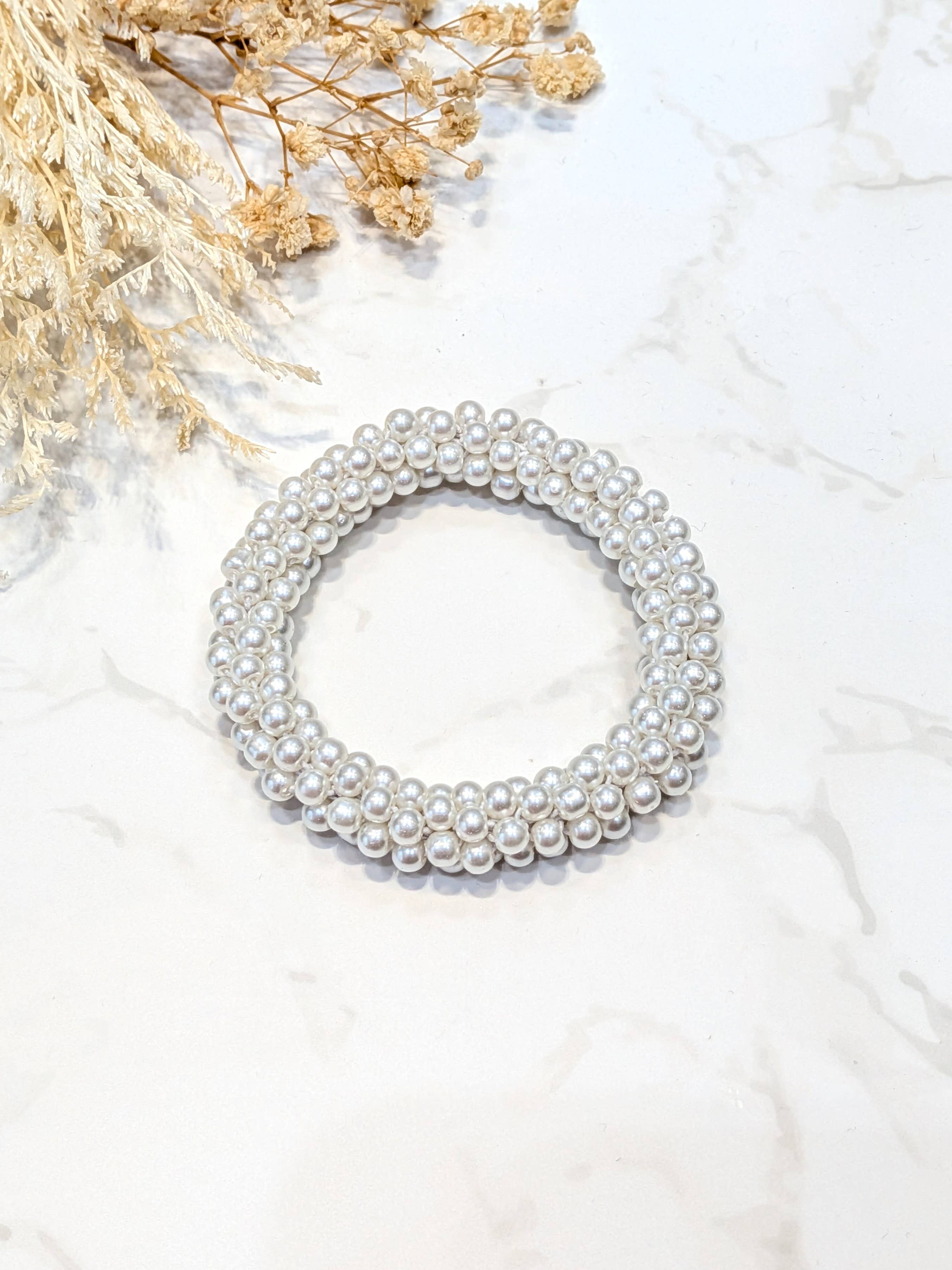 LOLO & YAYA - Wholesale Link & Chain Bracelet - White-tone crystal effect bracelet11