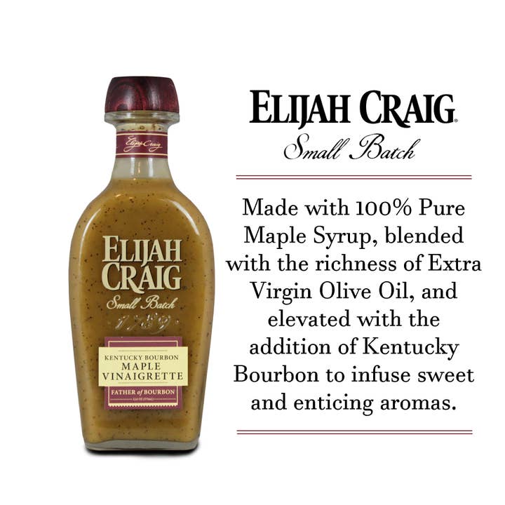 Bourbon Country Products - Wholesale Salad Dressing - ELIJAH CRAIG Kentucky Bourbon Maple Vinaigrette