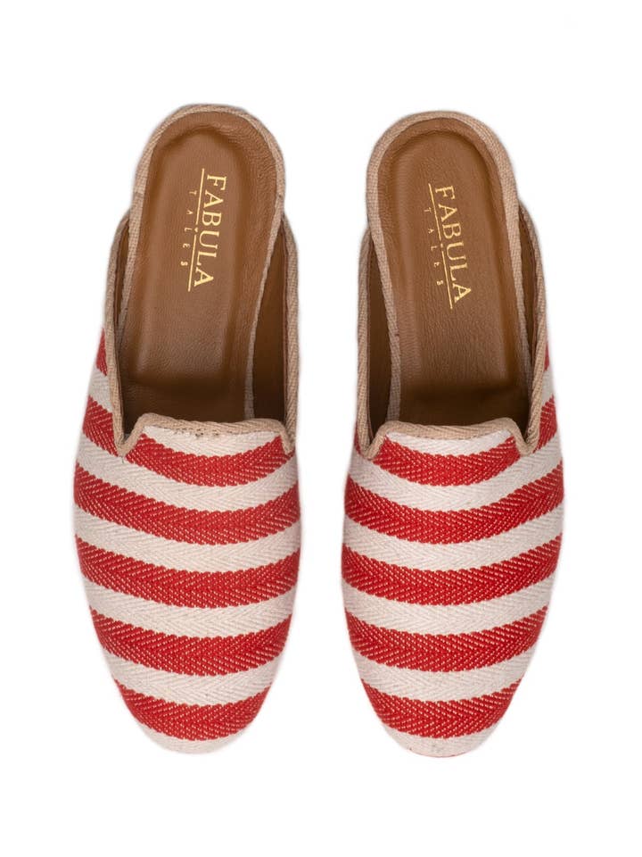 Red Riding Hood Slip-ons for wholesale by Fabula & Tales