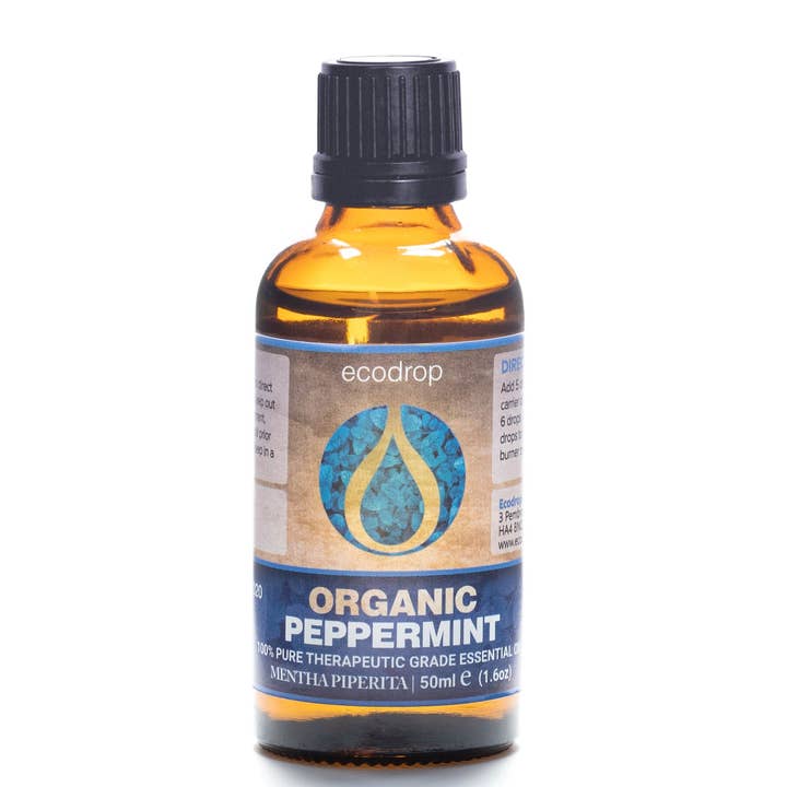 Huile essentielle de menthe poivrée Bio pour la vente par Eco Drop