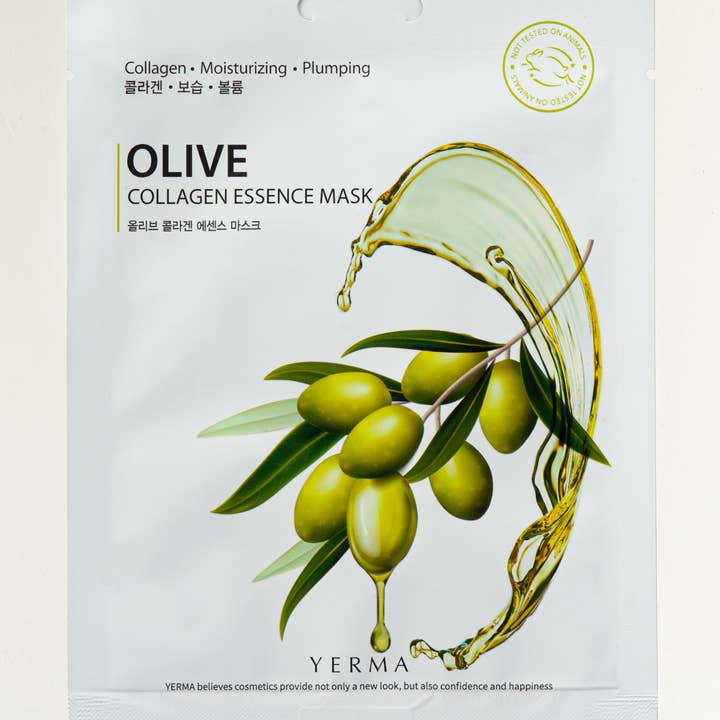 Collagen Essence Mask Olive for wholesale by YERMA