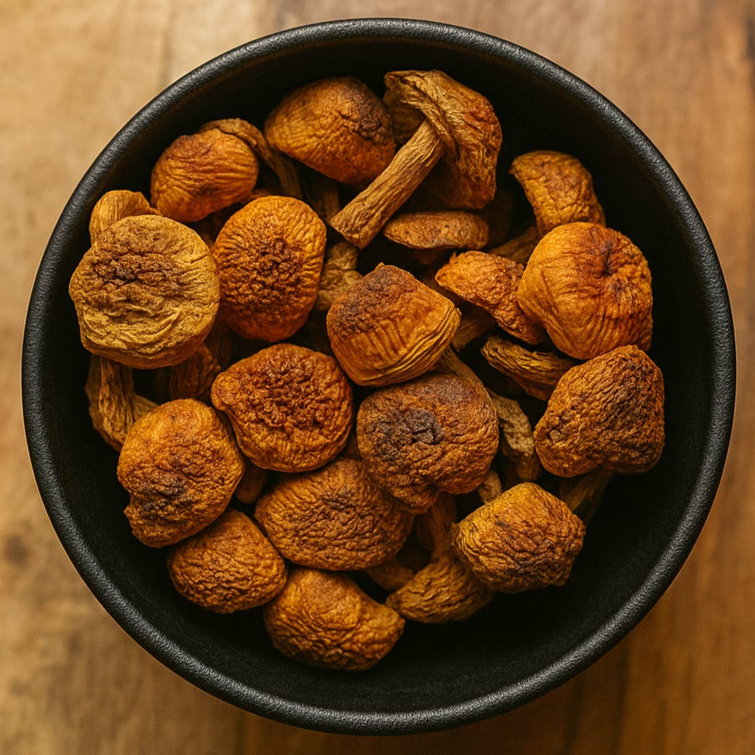 LA Herb – wholesale Torkad/dehydratiserade grönsaker – Mandelmussling hel (Agaricus Subrufescens)