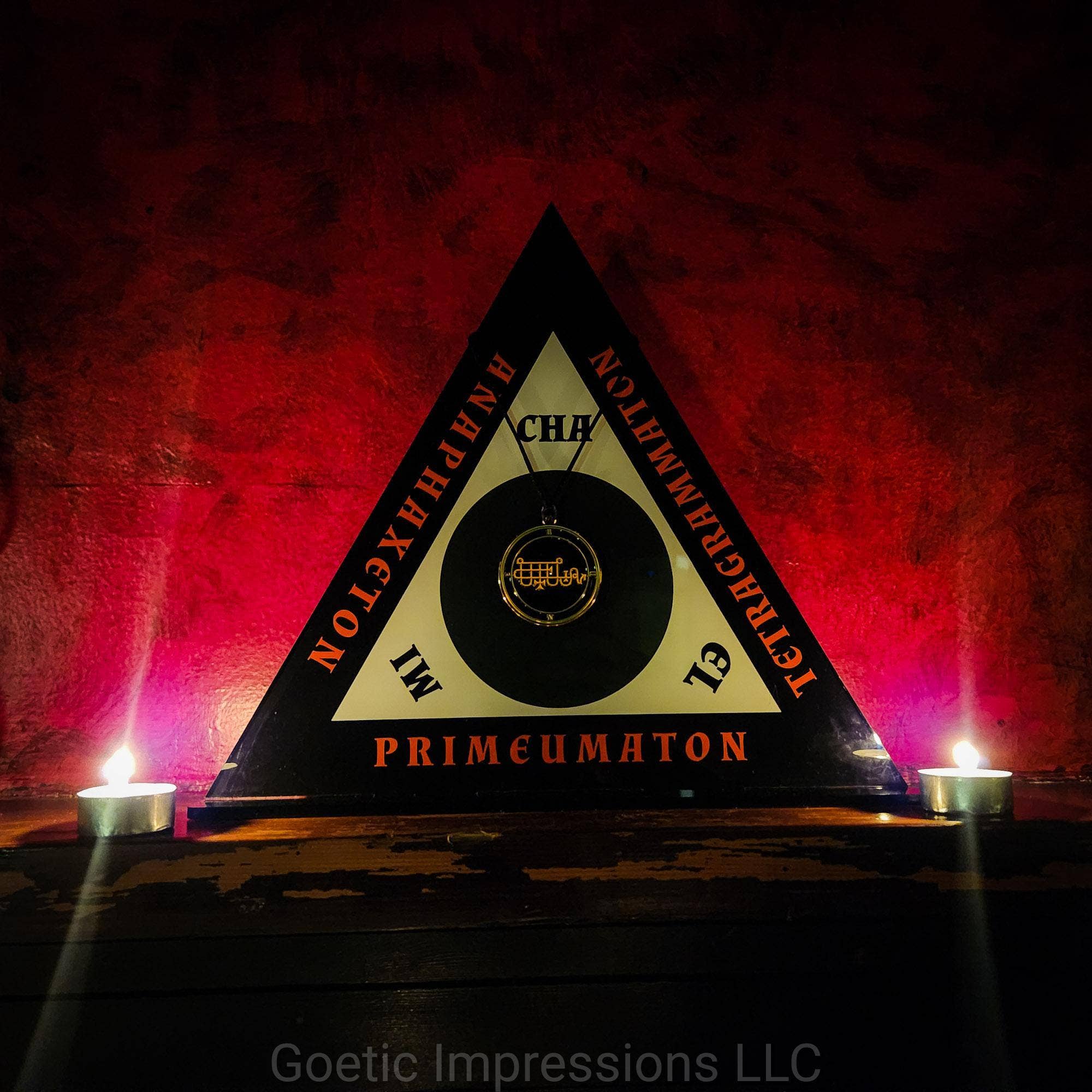 Goetic Impressions - Wholesale Meditation Supplies - Lesser Key of Solomon Magickal Circle and Triangle Complete Set28