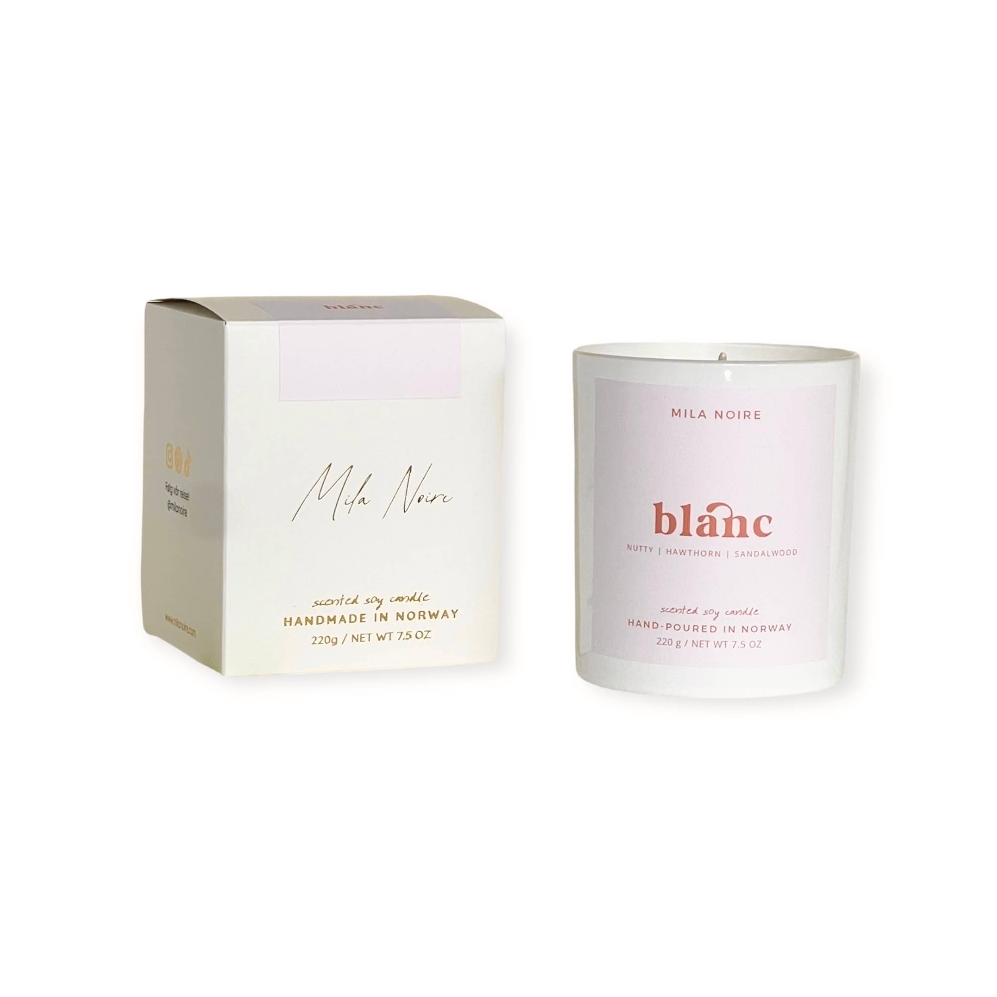 Mila Noire - Wholesale Jar/Filled Candle - Blanc – Scented Candle0