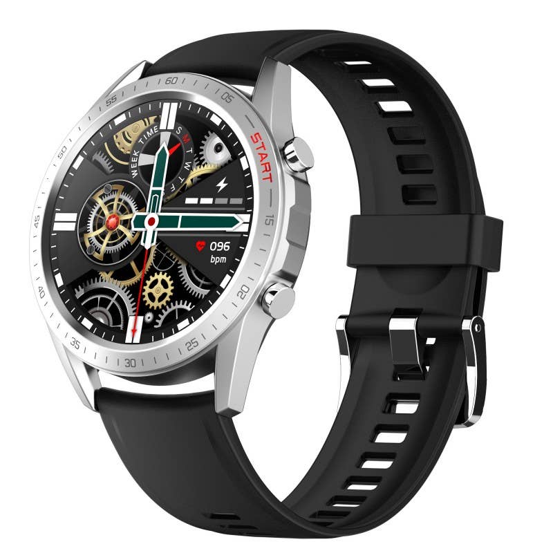 DCU TECNOLOGIC - Wholesale Wrist Watch - Men's - SMARTWATCH ELEGANCE 2 STRAPS WHITE/BLACK LEATHER3