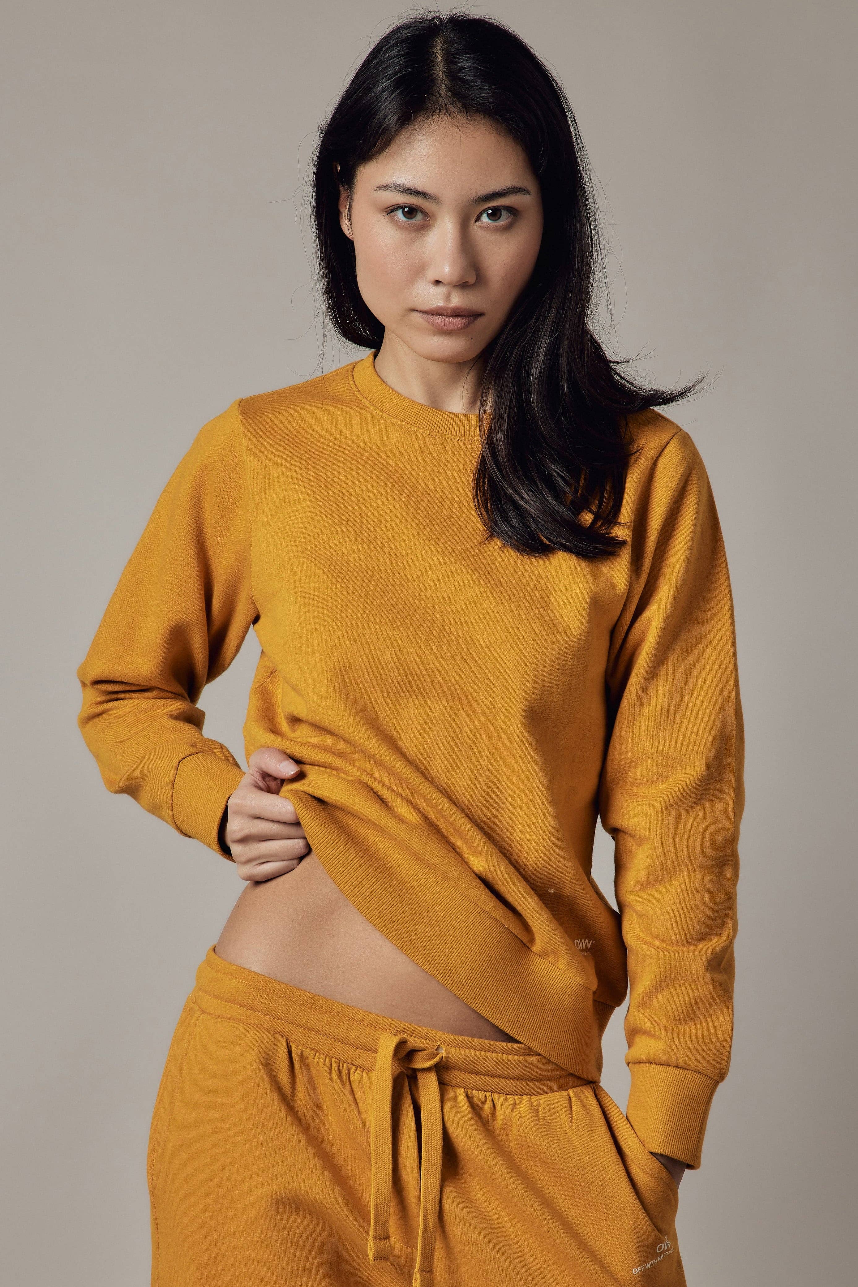 Military Green Crew Neck Sweatshirt for wholesale on Faire25