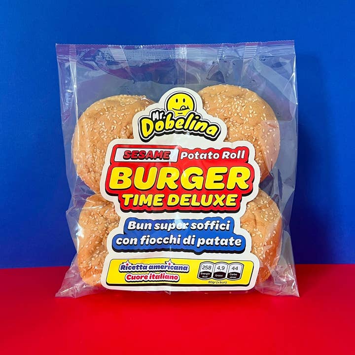 Potato Roll Sesame Recipe Burger Buns - 80g for wholesale by Mr.Dobelina