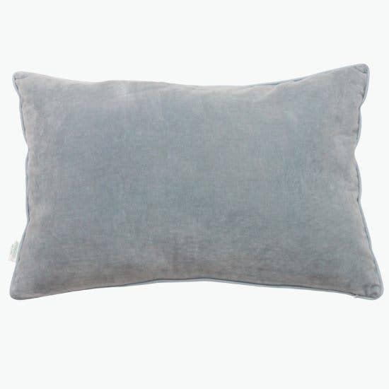 Rozablue – wholesale Dekorativ kudde – Handgjord kudde Breezy blå 40 x 60 cm5