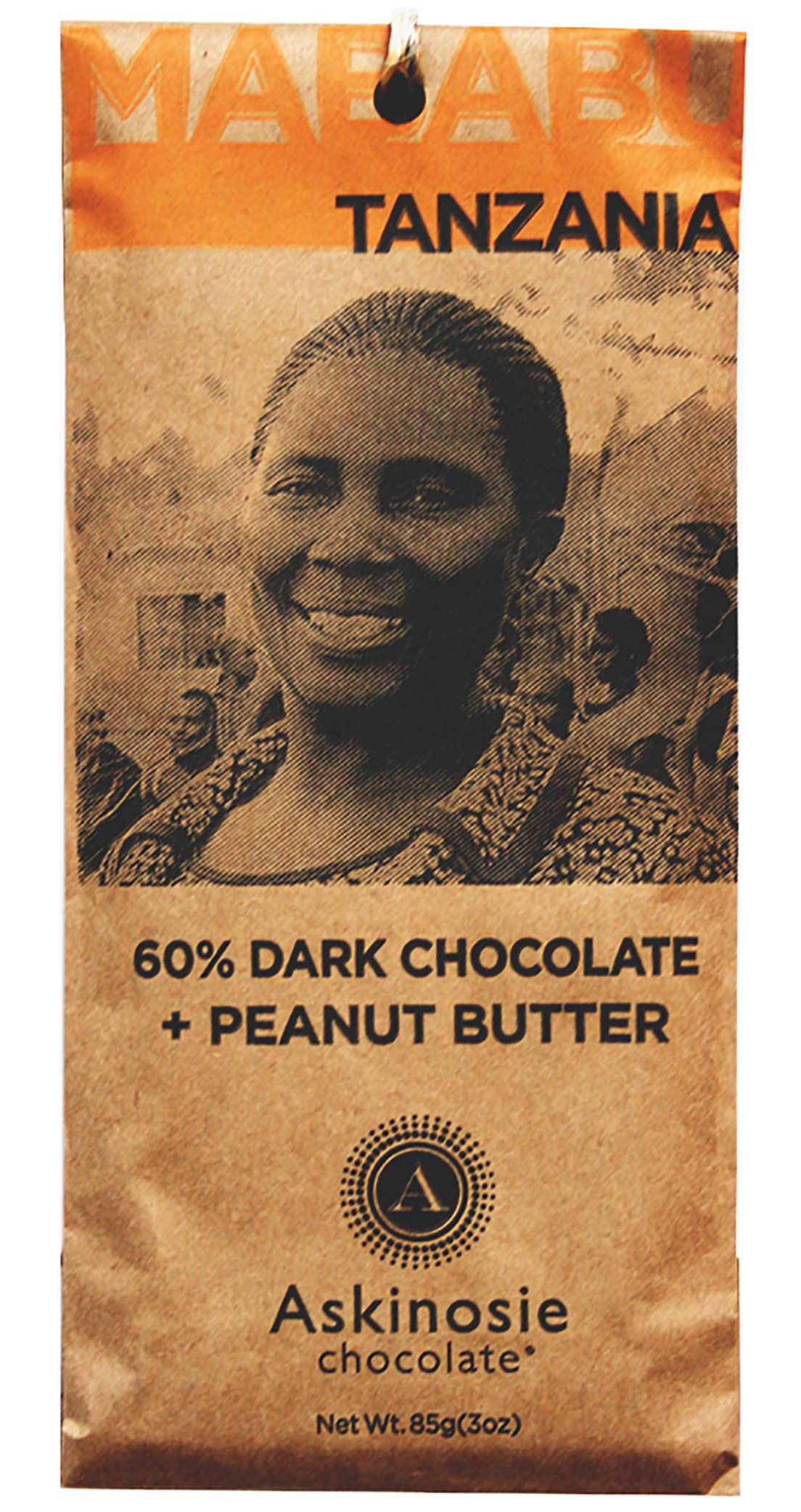 Askinosie Chocolate - Wholesale Chocolate Bar - POP - Dark Chocolate + Peanut Butter Bar1