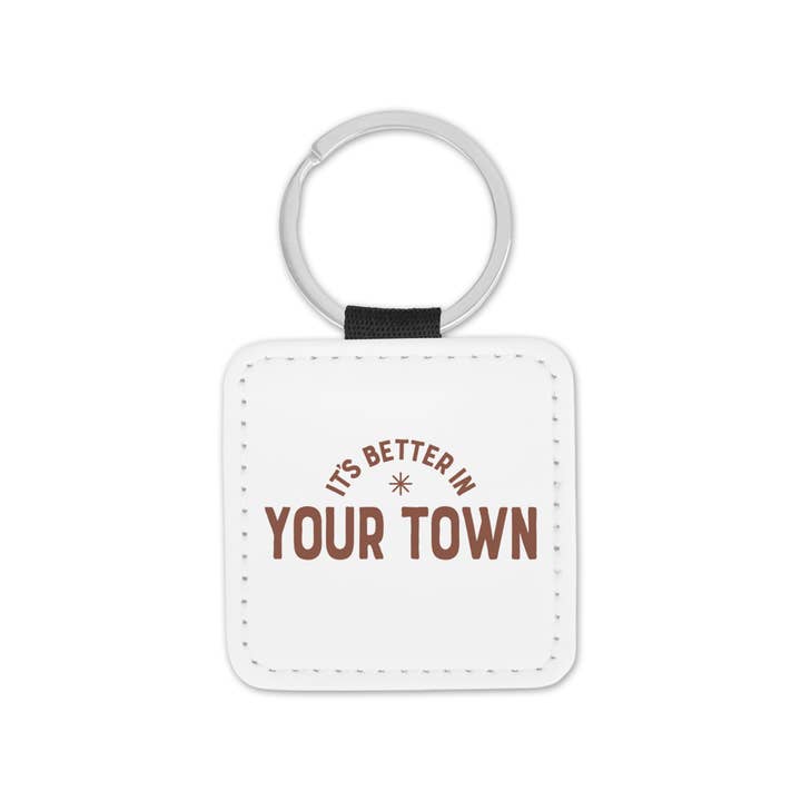 Rock Scissor Paper - Wholesale Keychain – Women's - Personalized City Key Chain, It's Better In, name drop5