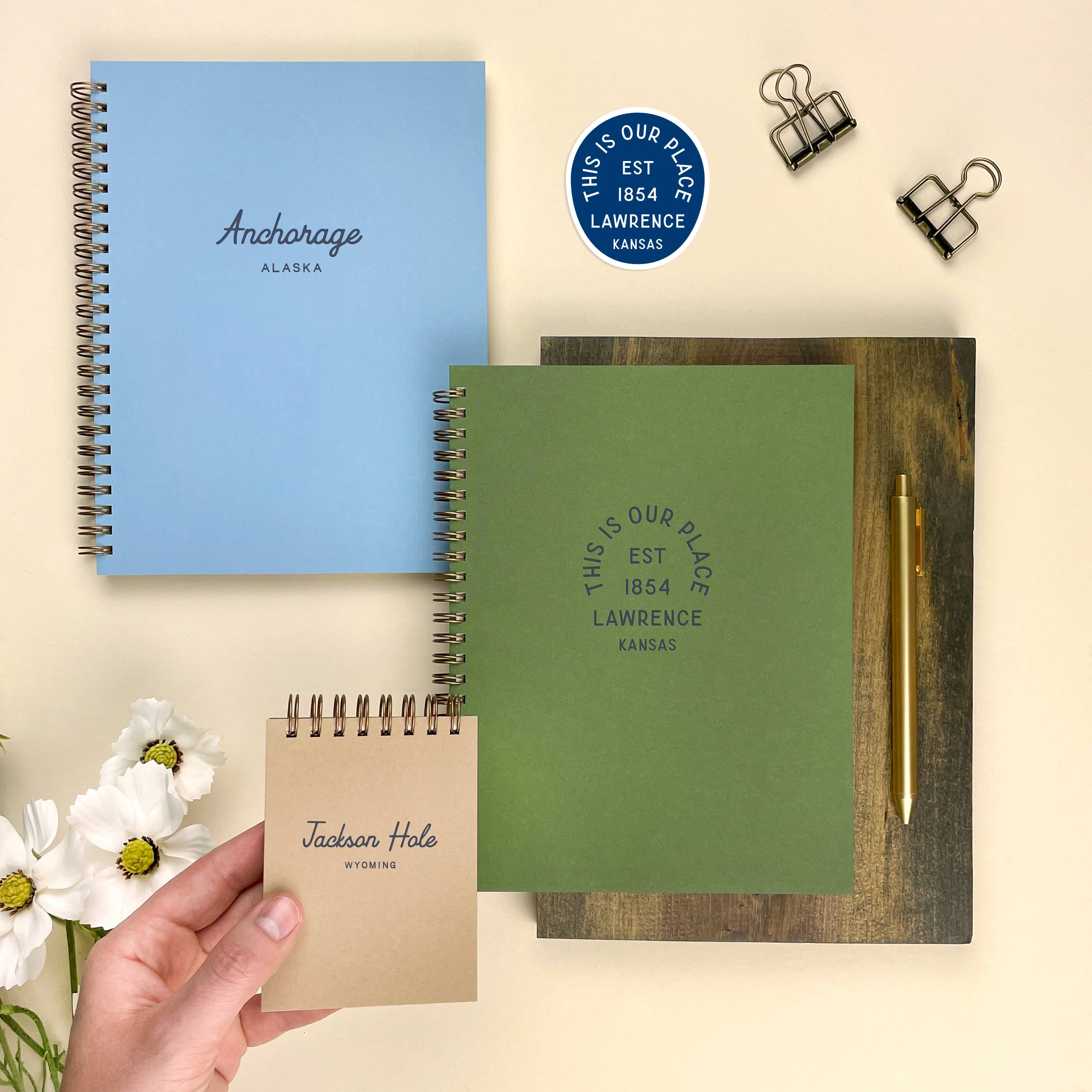 Ruff House Print Shop - Wholesale Notebook - Custom City Straight Script Mini Jotter Notebook8