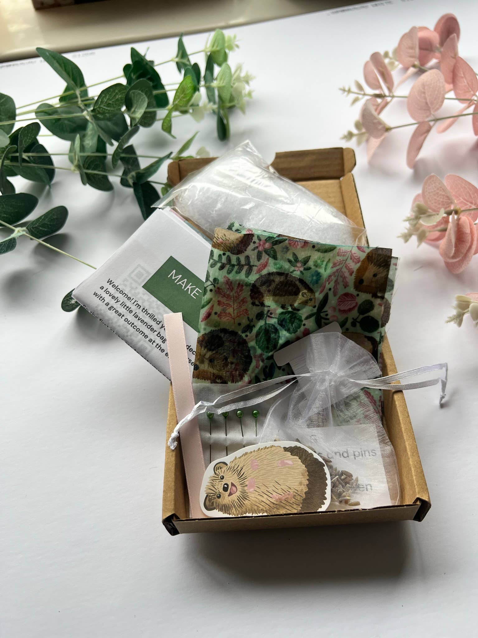 Tahlia Paige - Vente Kits de couture - Kit de bricolage DIY pour sachet de lavande mini-hérisson1