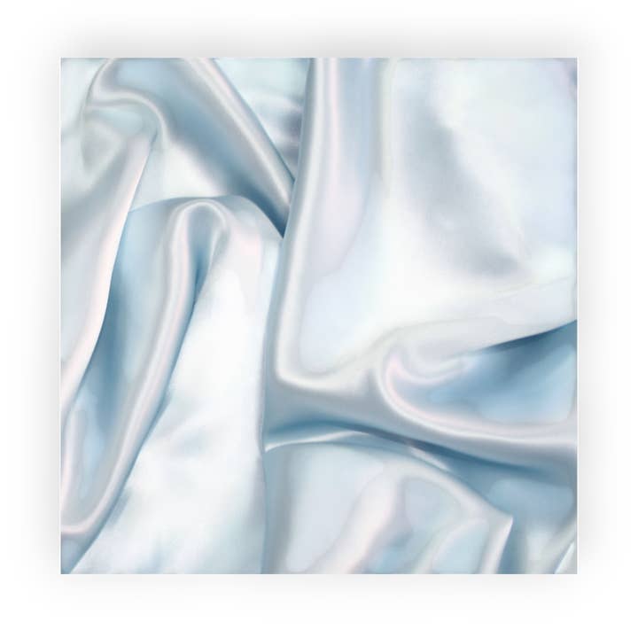 Crepe Back Satin, Ice Blue for wholesale by City Fabrics