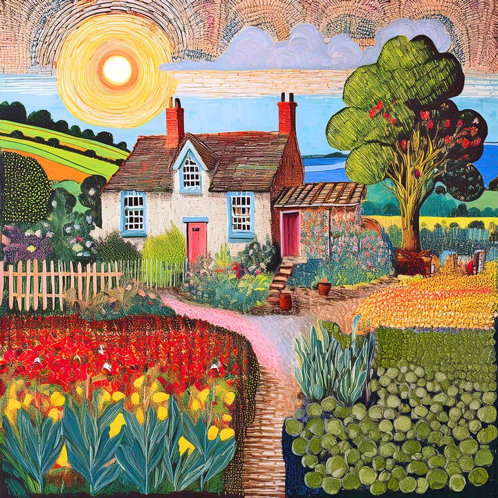 Country organic home IV for wholesale by Coastal & Countryside Greeting Cards by NY