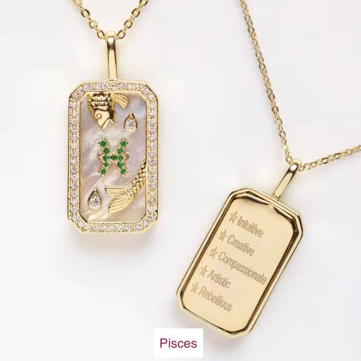 Curated By Suarez - Wholesale Pendant/Charm Necklace - Zodiac Necklace3