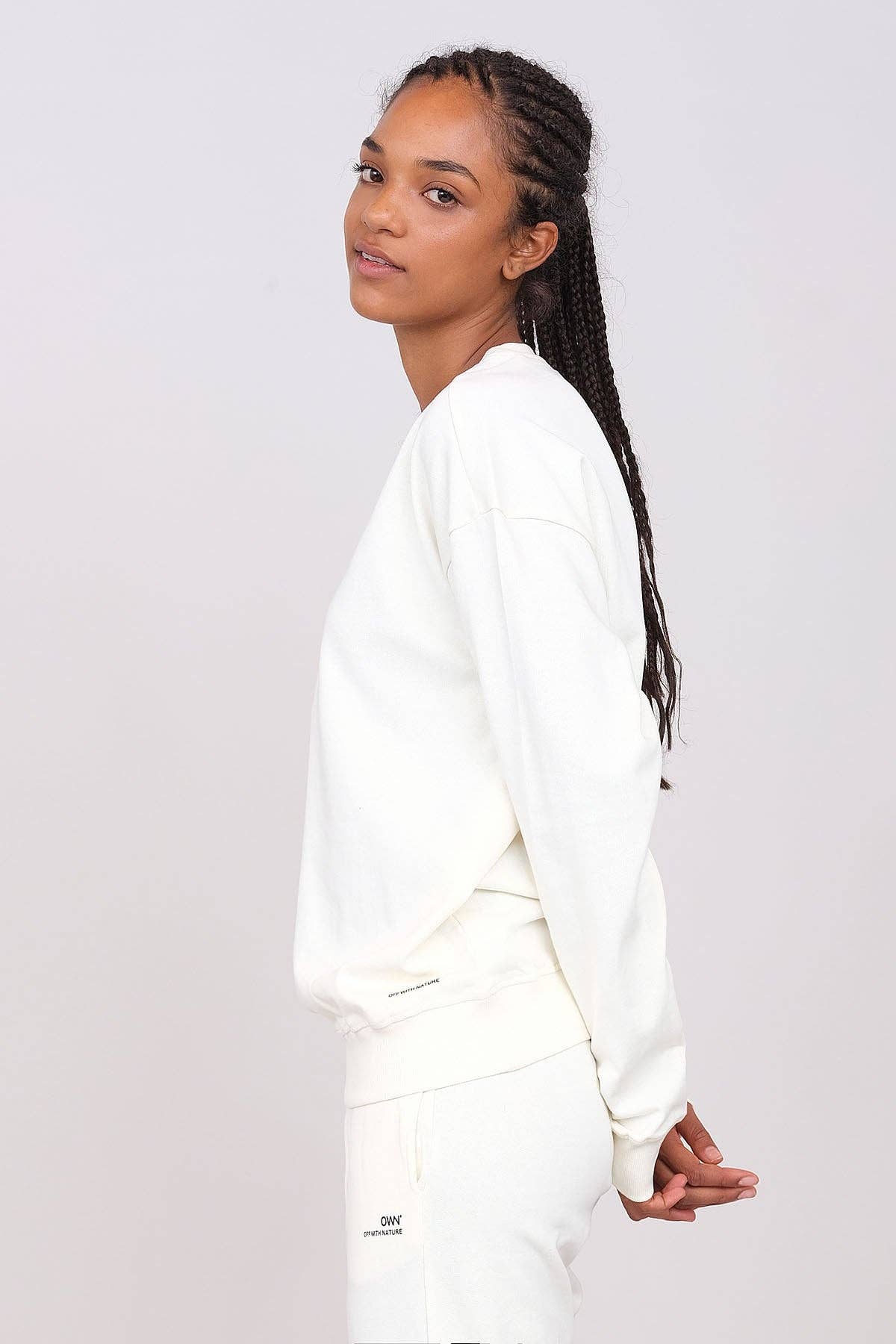 OWN OFF WITH NATURE - Wholesale Hoodie - Unisex - Unisex Oversized Crewneck Sweatshirt2