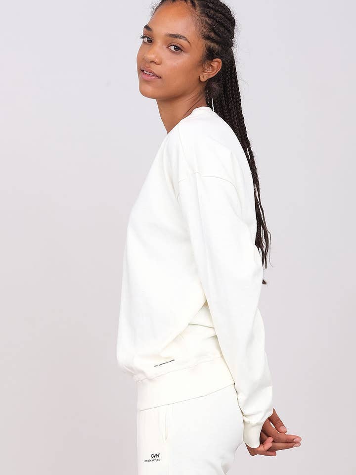 OWN OFF WITH NATURE - Wholesale Hoodie - Unisex - Unisex Oversized Crewneck Sweatshirt2