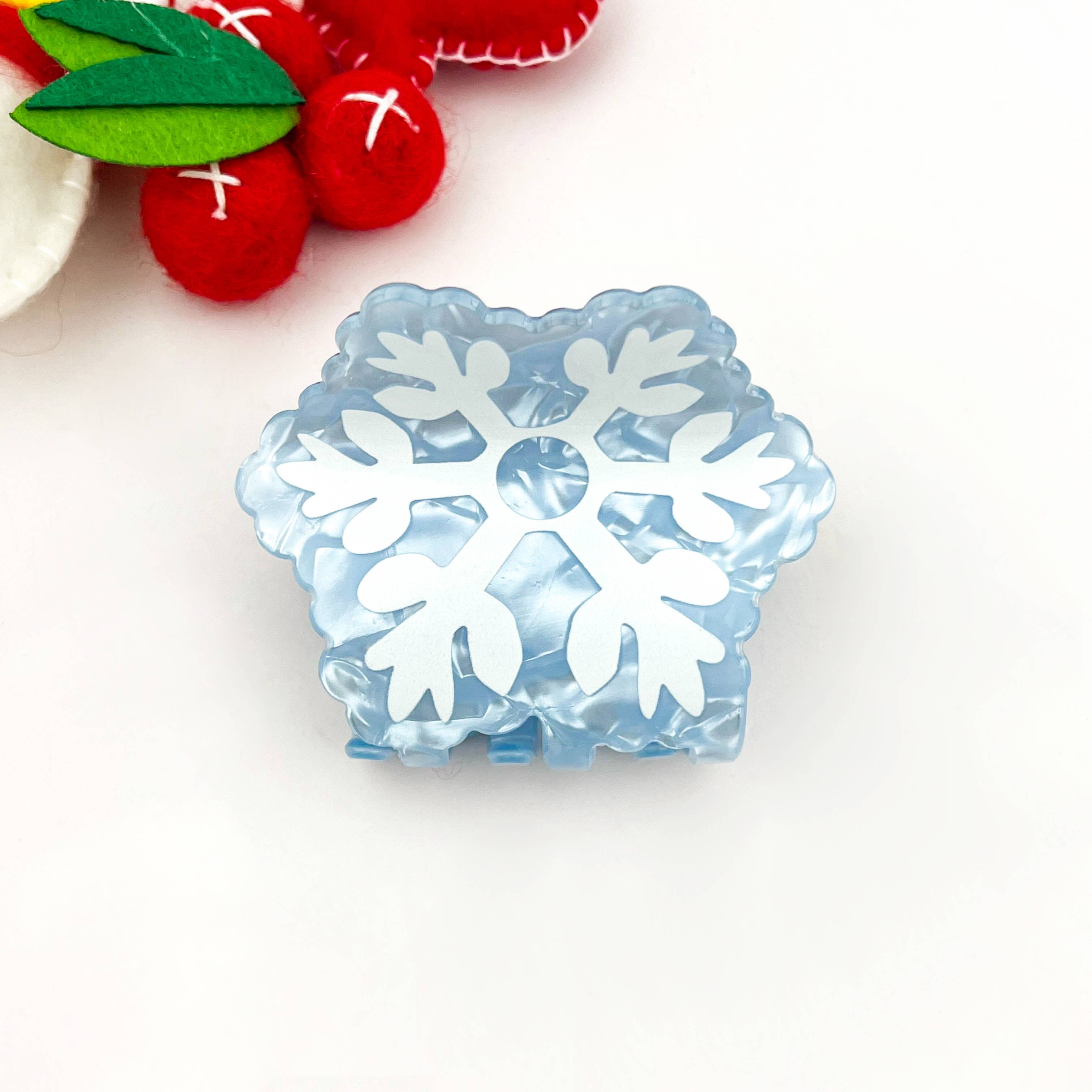 mildstyles – wholesale Hårklämma - Dam – Julfestlig akryltryckt hårklämma5