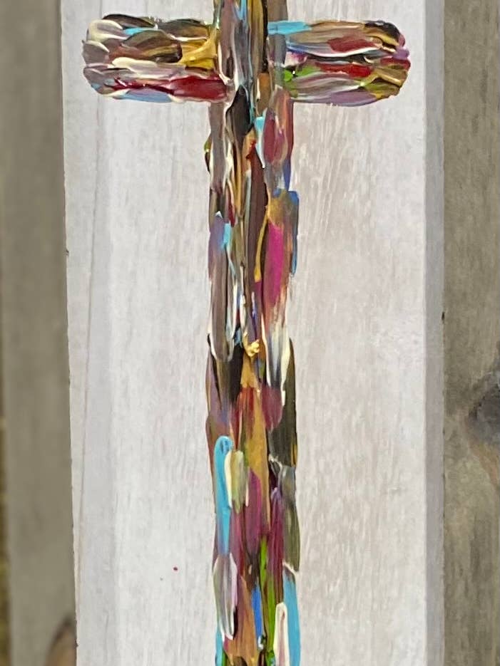 Encadré en bois à croix multiples pour la vente par Loftin Design Co