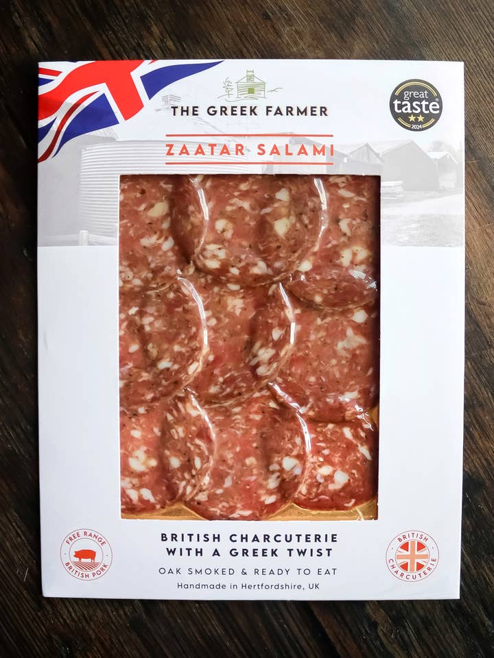 British Zaatar Salami for wholesale by The Greek Farmer