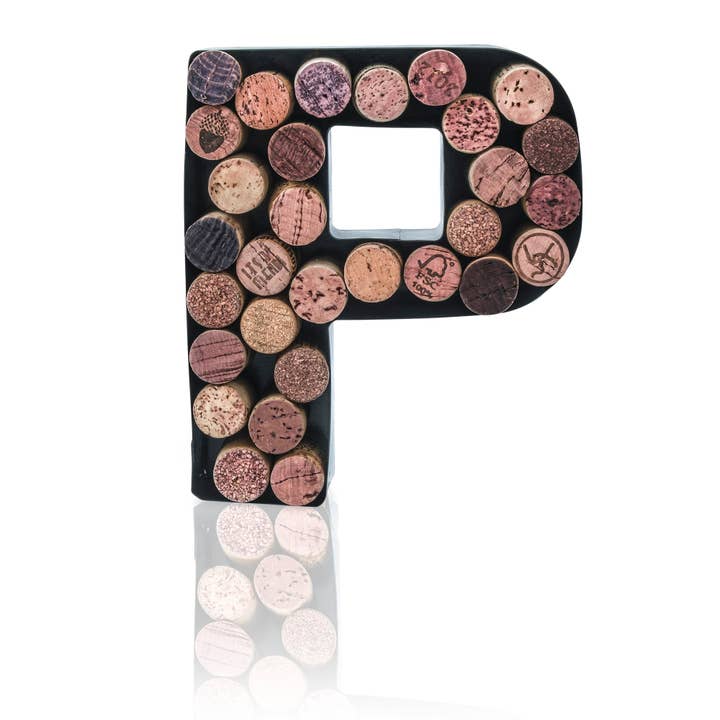 MADE EASY KIT - Wholesale Wine cork holder - Made Easy Kit Metal Letter Wine Cork Holder w/Wall Mount Kit81