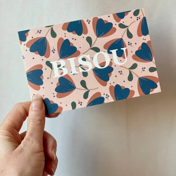 Les Yeux fripons - Wholesale Love Card - Card - Kiss - The pretty words2