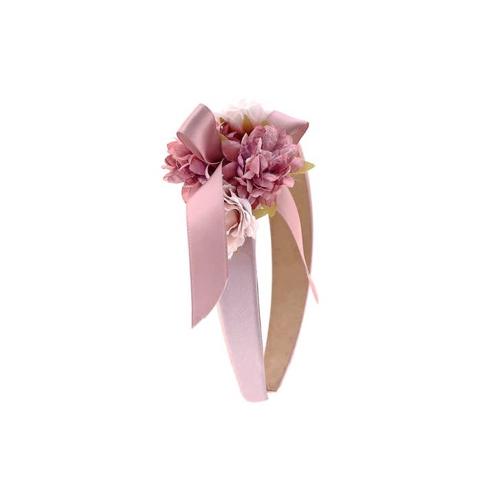 Flormoda - Wholesale Fashion Headband - Kids - Old Pink Sandra Ceremony Headband