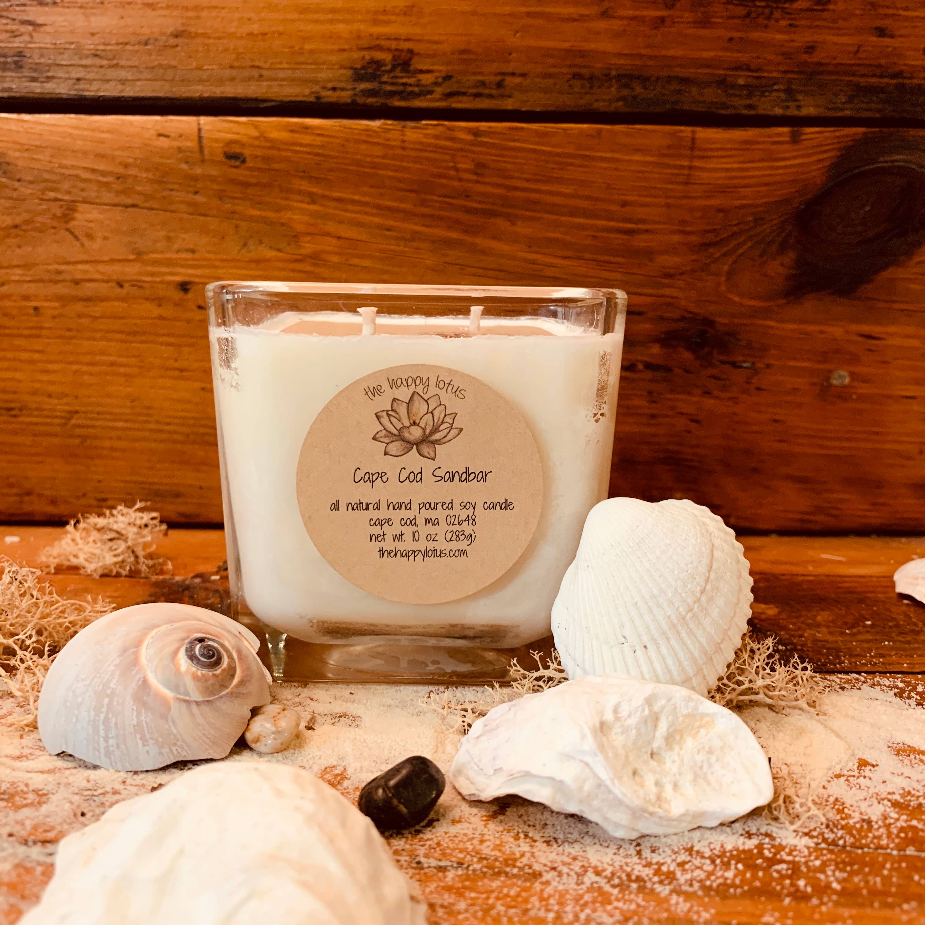 The Happy Lotus - Wholesale Jar/Filled Candle - Cape Cod Sandbar Candles0