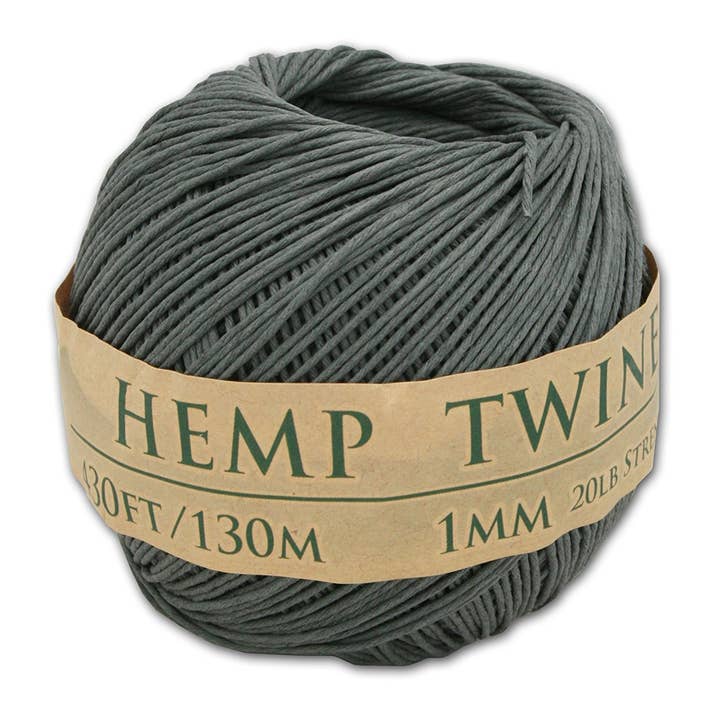 Hemptopia - Wholesale Twine - Hemptopia Colored Hemp Twine Ball, 430ft, 100% natural