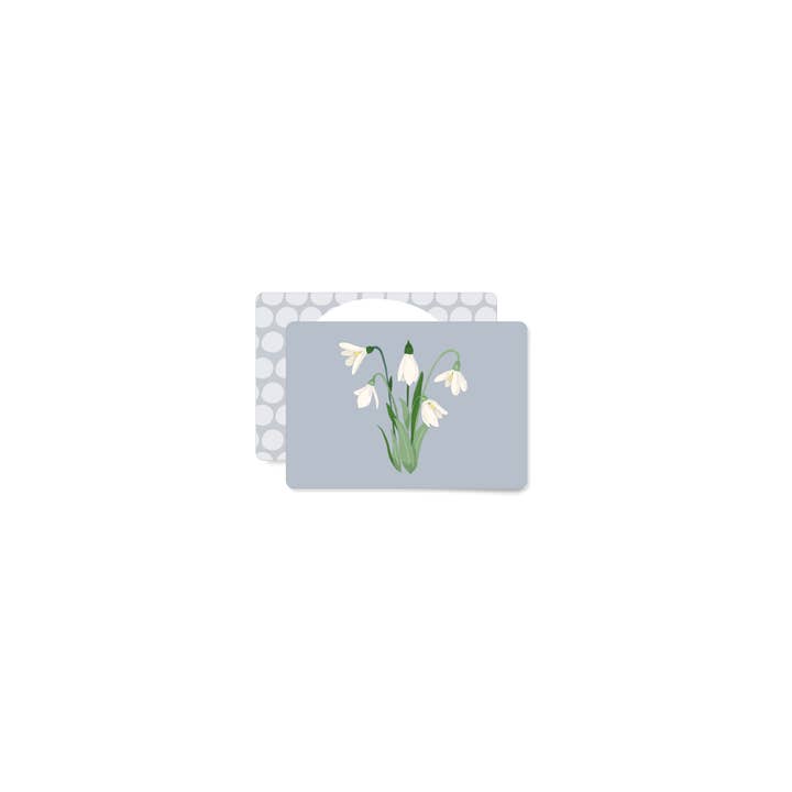 Snowdrop | Mini card for wholesale by MIAO Papeterie