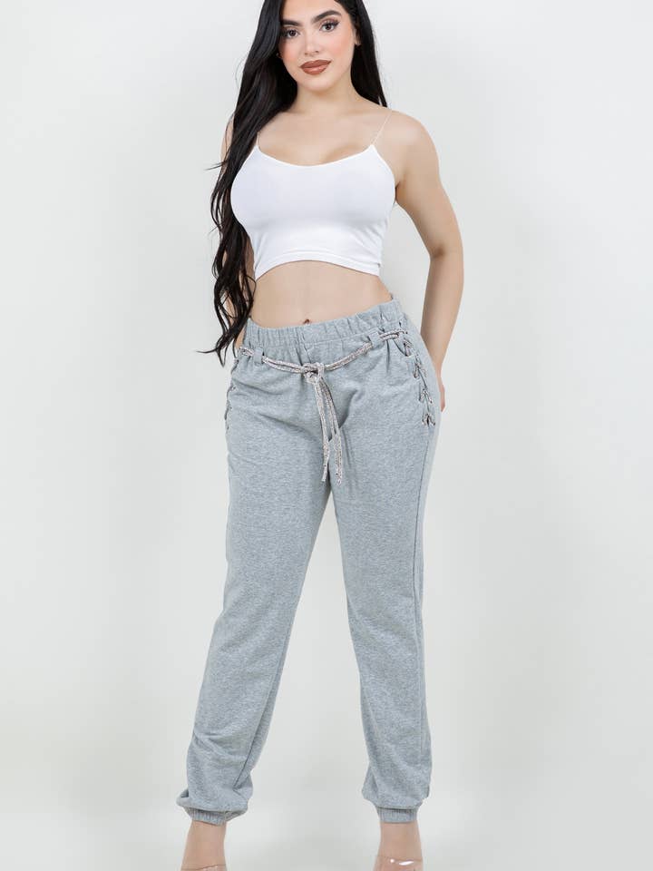 LABIJOU - Wholesale Lounge Sweatpants/Joggers - Women's - 2005STONE SWEATPANT1
