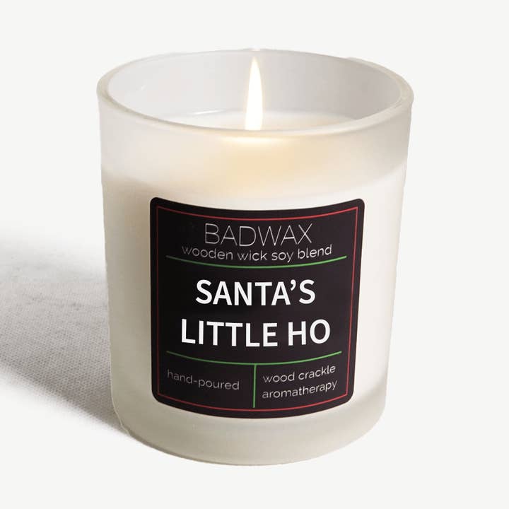 Santa’s Little Ho - Woodwick Candle for wholesale by BADWAX®