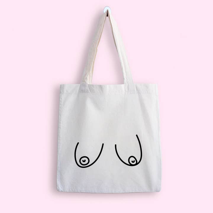 Risqué Gifts - Wholesale Tote Bag - Women's - Boob Tote Bag3