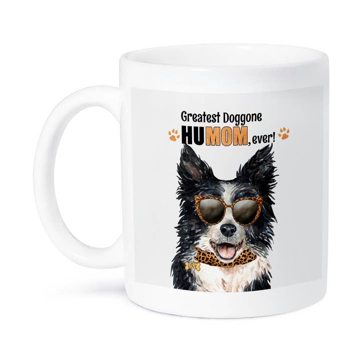 3dRose - Vendita all'ingrosso Tazza - 3dRose, Una Festa della Mamma Border Collie Miglior HuMOM di Sempre Amante dei Cani, Tazza8