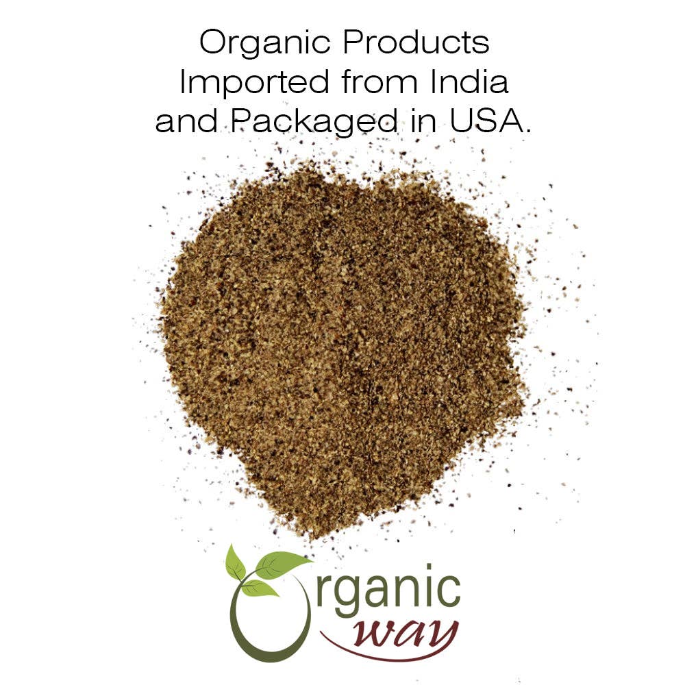 Organic Way LLC - Venta al por mayor Especias secas - Polvo de Pimienta Negra Premium Organic Way (Pimienta Negra Tellicherry) - Añade Sabor y Aroma | Orgánico y Certificado Kosher | Crudo, No GMO y Sin Gluten | Certificado por USDA | Origen - India1