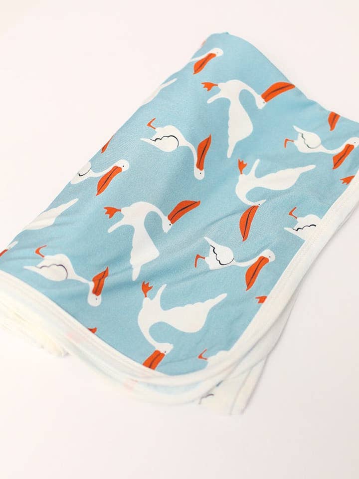 Pelican Bamboo Swaddle Filt för wholesale av Southern Slumber