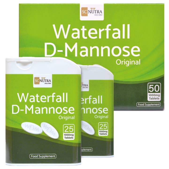 Waterfall D-Mannose Tablets 1000mg for wholesale by SC Nutra