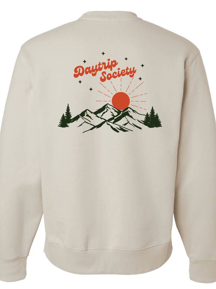 Daytrip Crewneck Sweatshirt for wholesale by Kompass Apparel