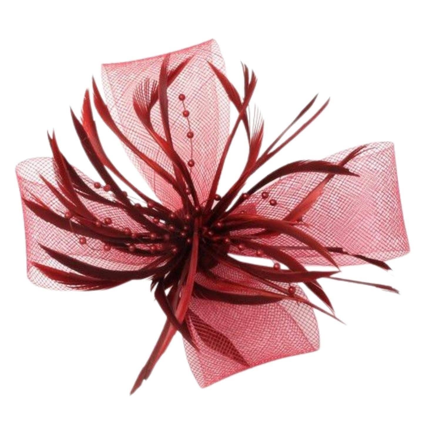 Topkids Accessories - Venta al por mayor Tocado - Mujer - Pinzas para el pelo con forma de flor, gorro de boda, pinza para el pelo, gorro Royal Ascot, con clip o diadema, diadema para niñas, mujeres20