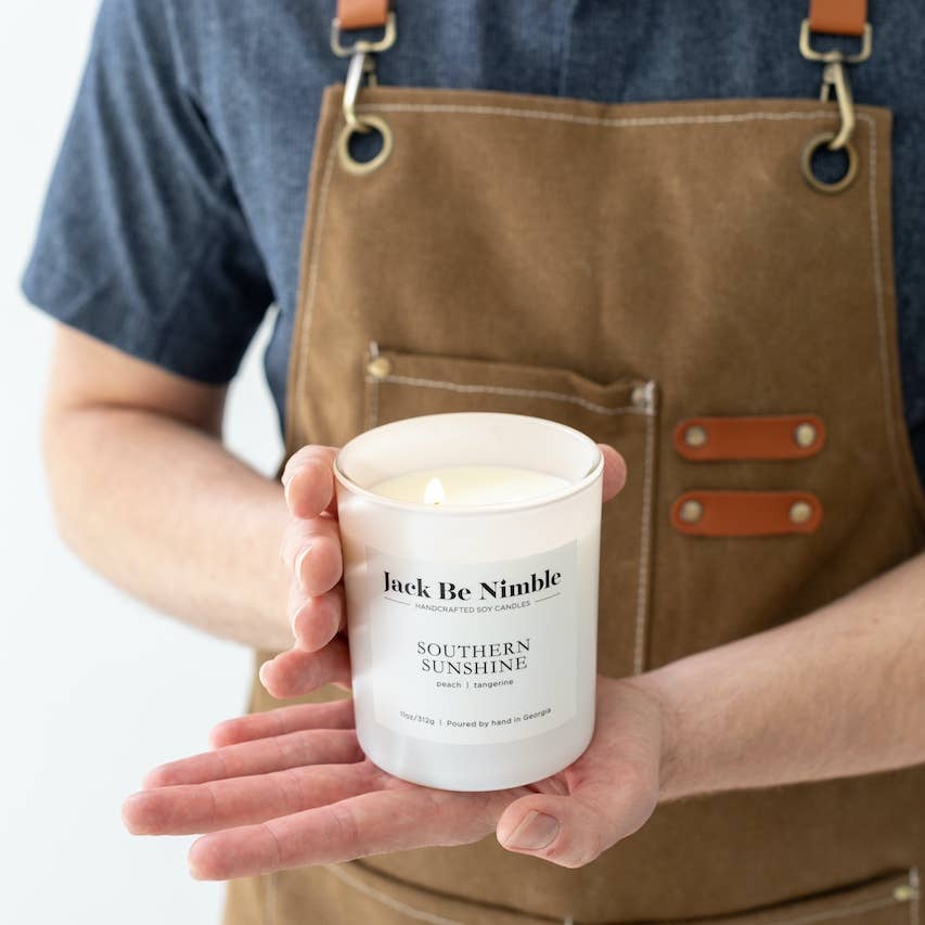 Jack Be Nimble Candles - Vente Bougie en bocal - Bougie de soja parfumée Southern Sunshine 11 oz5