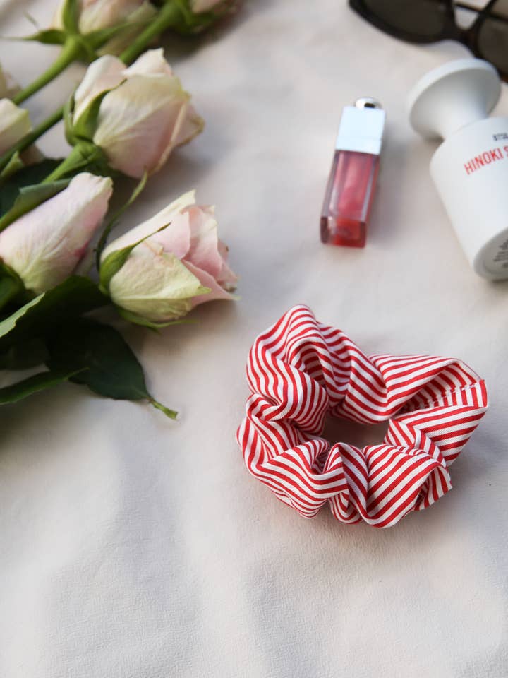 Scrunchies - Pinstripe print for wholesale by Me+Lia