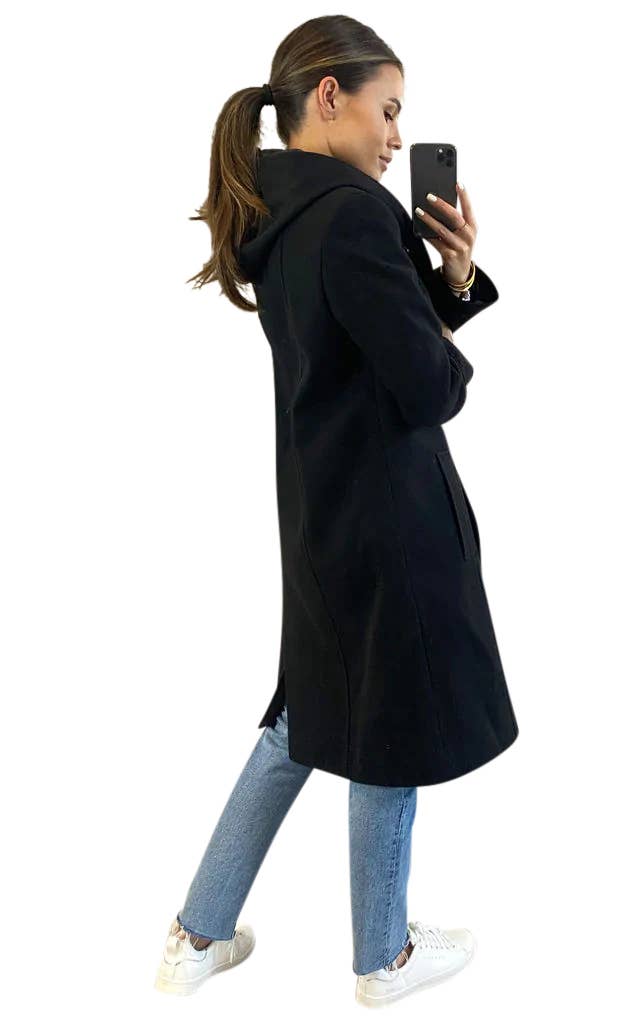 Anastasia - Vente Manteau – femme - Manteau d'hiver à capuche en fausse laine Anastasia Fashions7