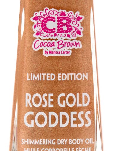 Rose Gold Goddess Oil for wholesale by Cocoa Brown Tan