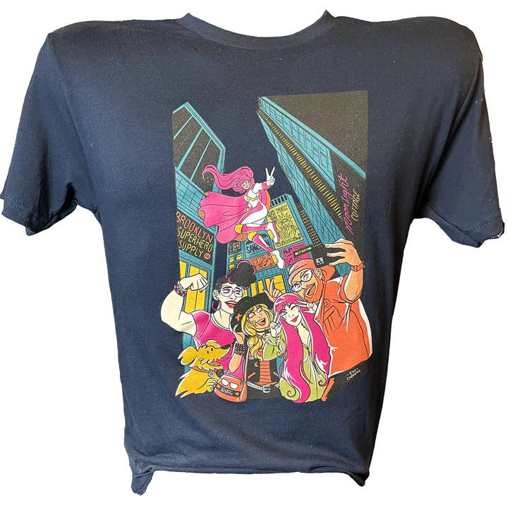 Superhero Tourism T-Shirt for wholesale by Brooklyn Superhero Supply Co.